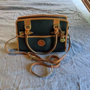 Dooney & Bourke black buckel satchel